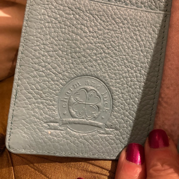 EUC Charm and Luck leather rhinestone studded bag WITH matching wallet 100$ obo - Picture 6 of 8